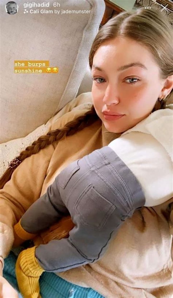 Gigi Hadid Gushes Over Her Baby Girl Alongside First Mother-Daughter Selfie – ‘Burps Sunshine’